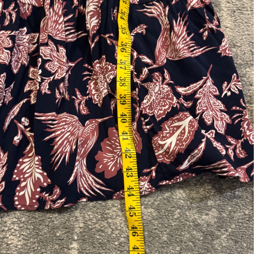 Maurices Navy Blue and Pink Floral Maxi Dress - Picture 8 of 8